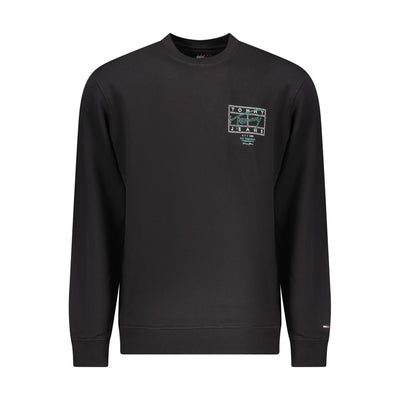 Felpa da uomo Tommy Hilfiger in cotone nero