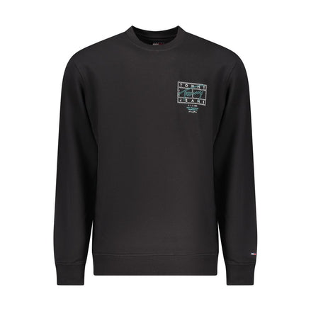 Felpa da uomo Tommy Hilfiger in cotone nero