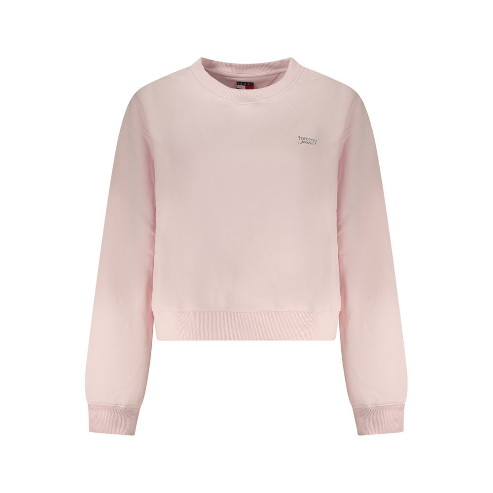 Sweat-shirt Tommy Hilfiger rose en coton pour femme