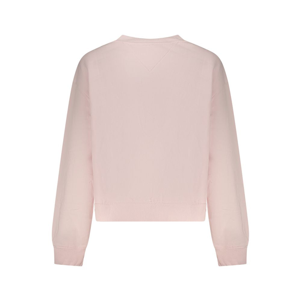 Sweat-shirt Tommy Hilfiger rose en coton pour femme
