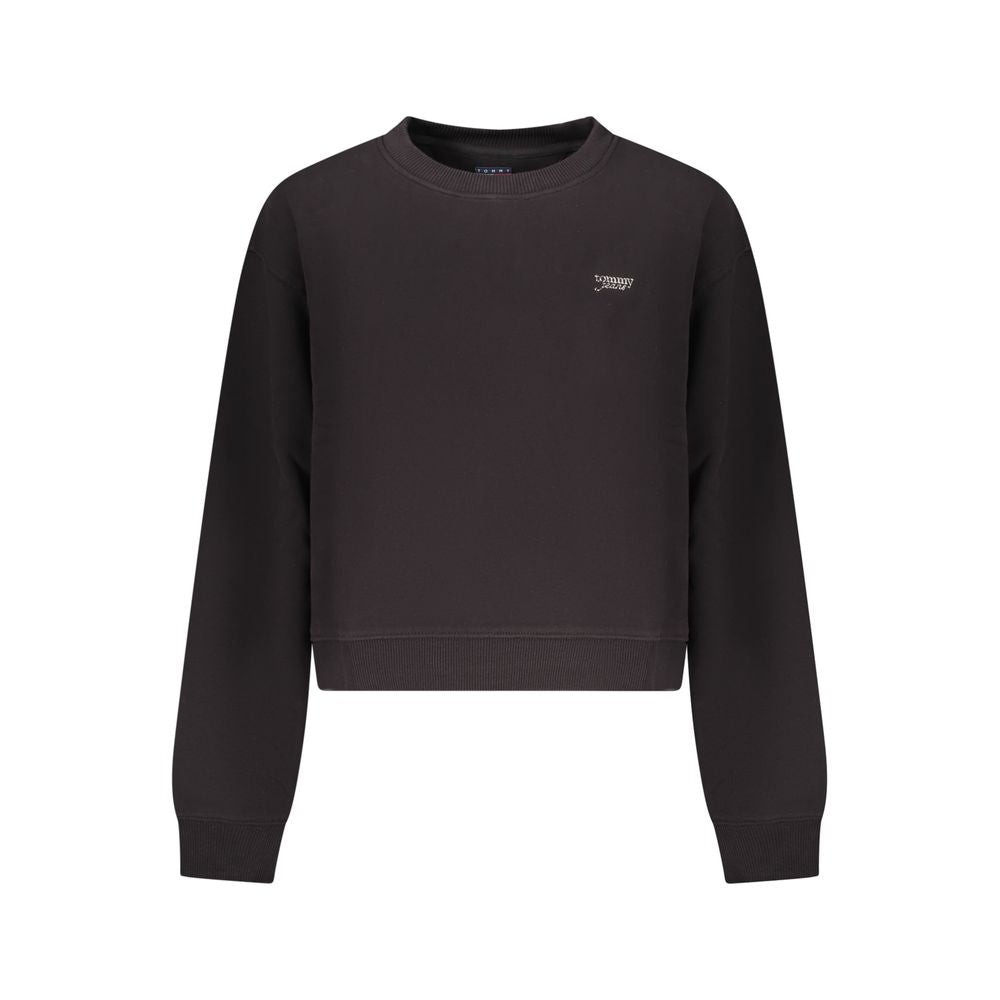 Sweat-shirt Tommy Hilfiger noir en coton pour femme