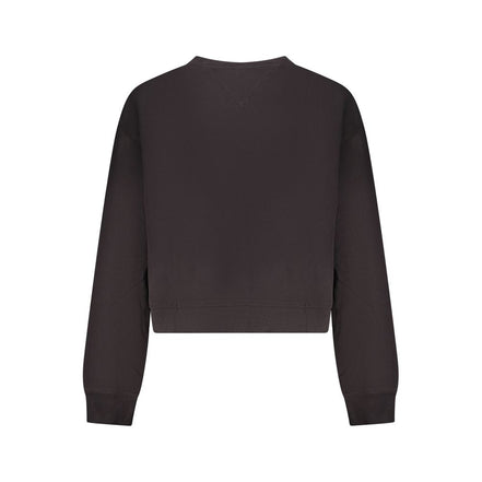 Sweat-shirt Tommy Hilfiger noir en coton pour femme