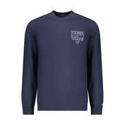 Felpa da uomo Tommy Hilfiger in cotone blu