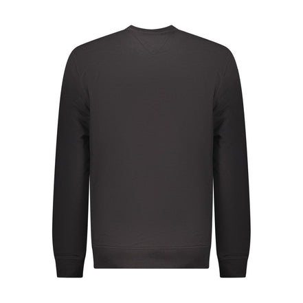 Felpa da uomo Tommy Hilfiger in cotone nero