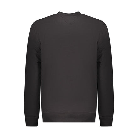 Felpa da uomo Tommy Hilfiger in cotone nero