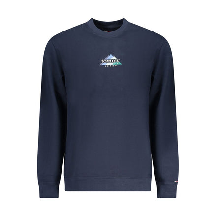 Felpa da uomo Tommy Hilfiger in cotone blu