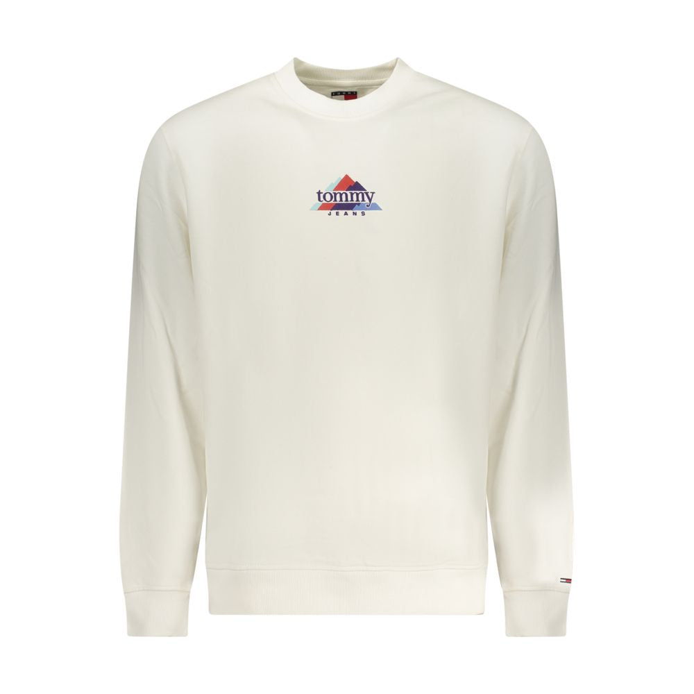 Tommy Hilfiger White Cotton Sweatshirt