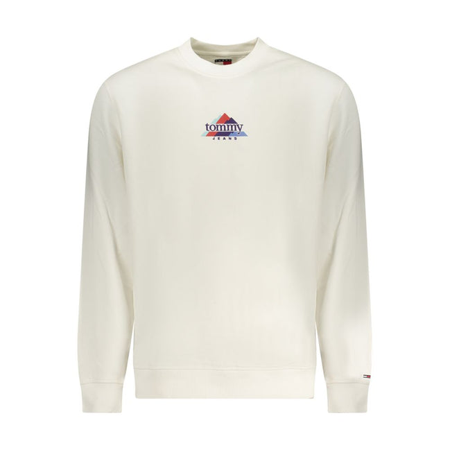 Tommy Hilfiger White Cotton Sweatshirt