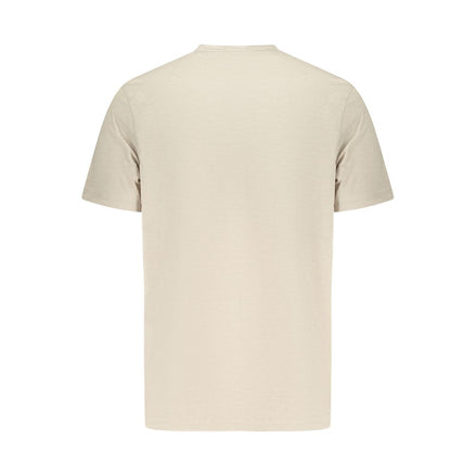 T-shirt da uomo in cotone beige Hugo Boss