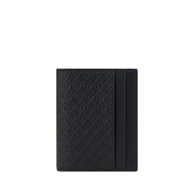 Portefeuille Ferragamo en cuir de veau noir Bos Taurus