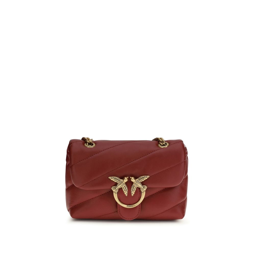 PINKO Bordeaux Love Baby Crossbody Bag