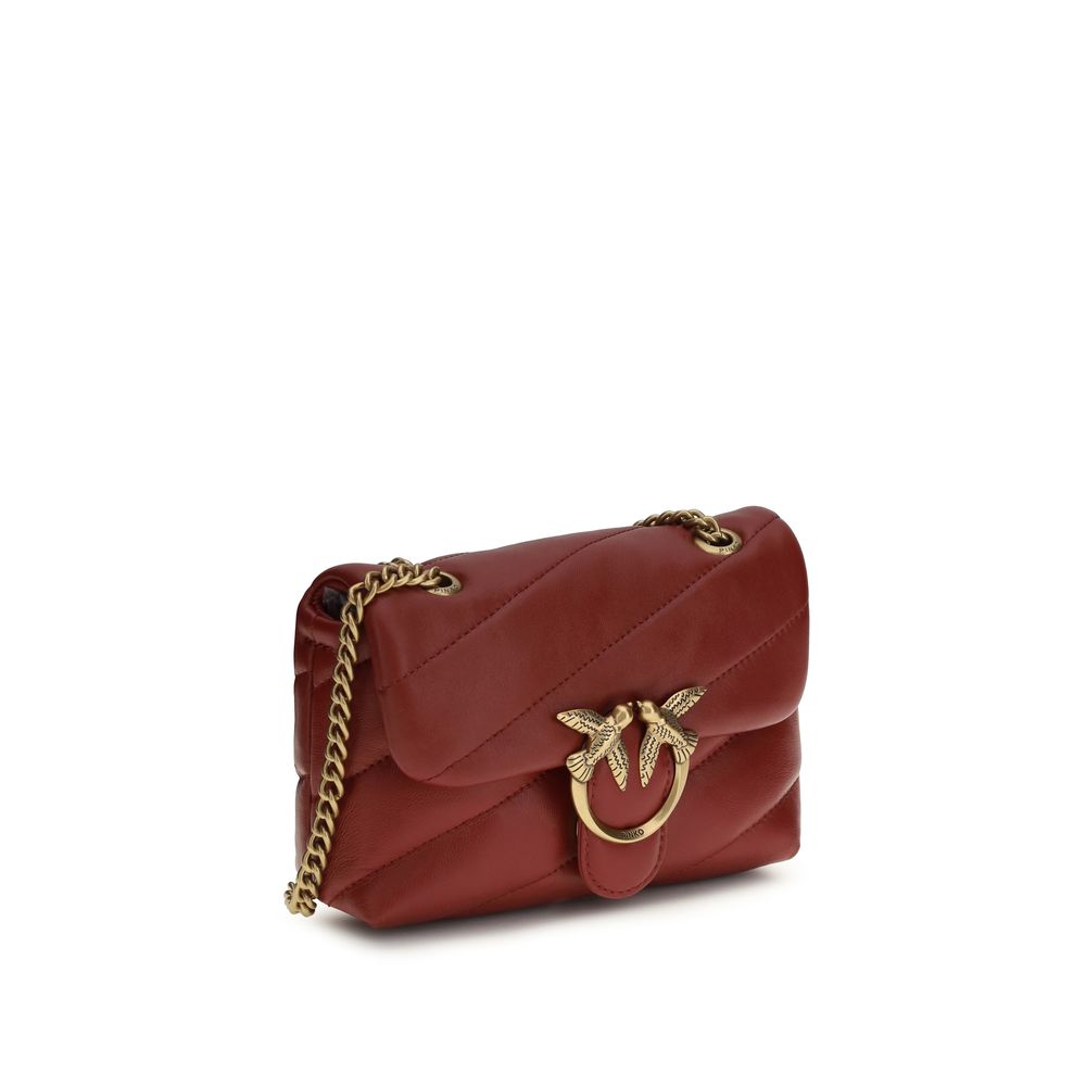 PINKO Bordeaux Love Baby Crossbody Bag