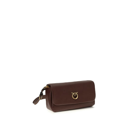 PINKO Brown Baguette Soft Shoulder Bag