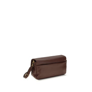 PINKO Brown Baguette Soft Shoulder Bag