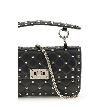 Valentino Garavani Black Leather Handbag