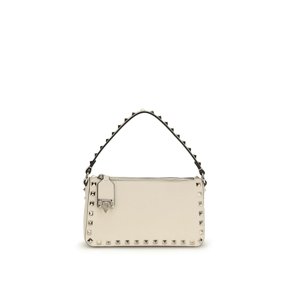 Valentino Garavani Beige Calf Leather Shoulder Bag