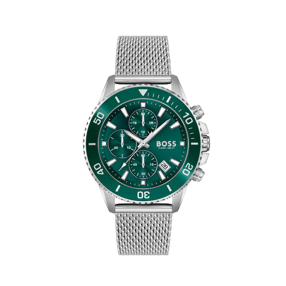 Montre de soirée Hugo Boss en acier inoxydable gris