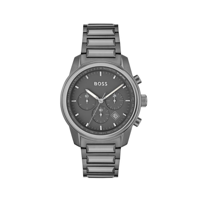Montre de soirée Hugo Boss en acier inoxydable gris