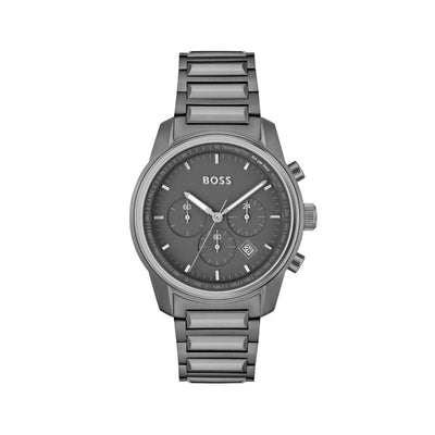 Orologio elegante Hugo Boss in acciaio inossidabile grigio