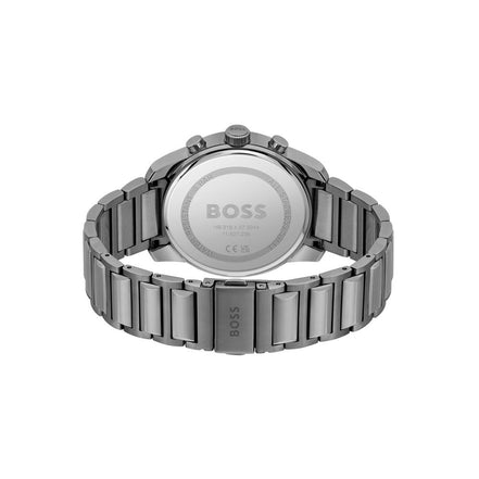 Montre de soirée Hugo Boss en acier inoxydable gris