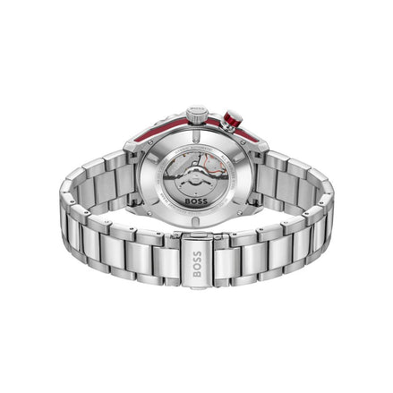 Orologio elegante Hugo Boss in acciaio inossidabile grigio