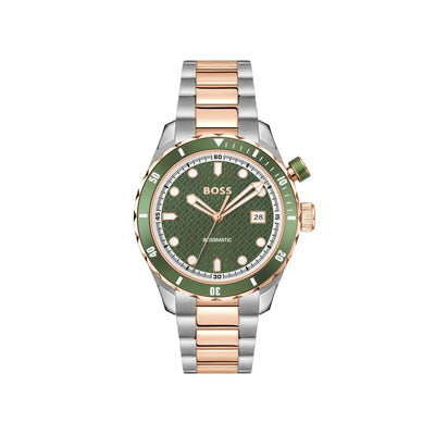 Orologio elegante Hugo Boss in acciaio inossidabile grigio