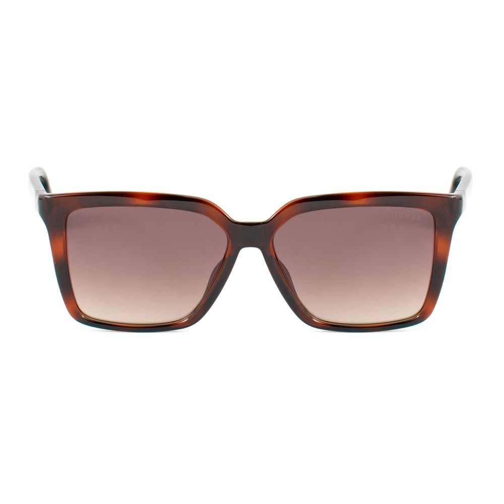 Lunettes de soleil Guess en résine marron