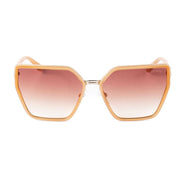 Lunettes de soleil Guess en résine beige