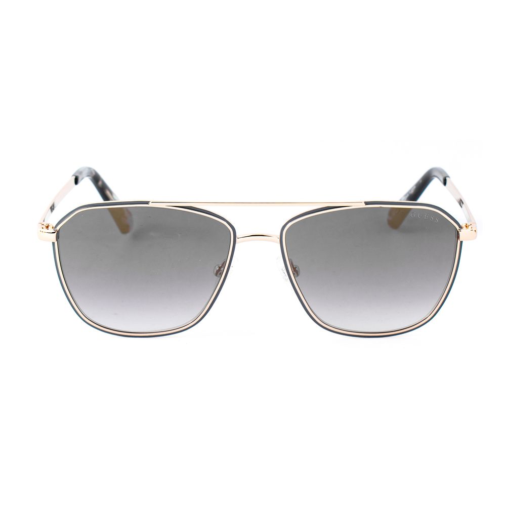 Occhiali da sole Guess con montatura in metallo dorato