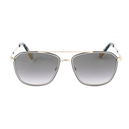 Occhiali da sole Guess con montatura in metallo dorato