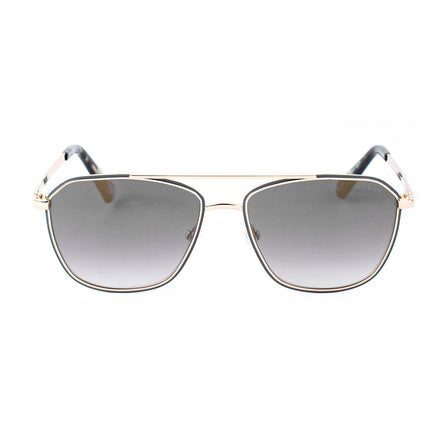 Occhiali da sole Guess con montatura in metallo dorato