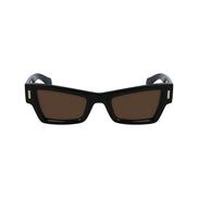 Occhiali da sole Ferragamo neri in acetato