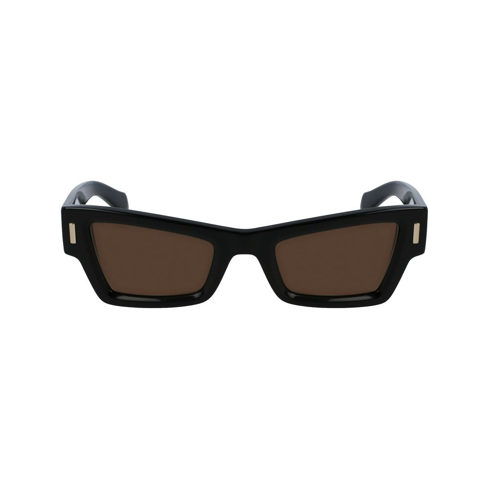 Occhiali da sole Ferragamo neri in acetato