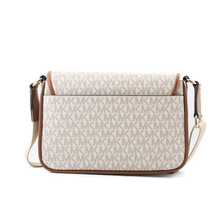 Borsa a tracolla Michael Kors in tela beige