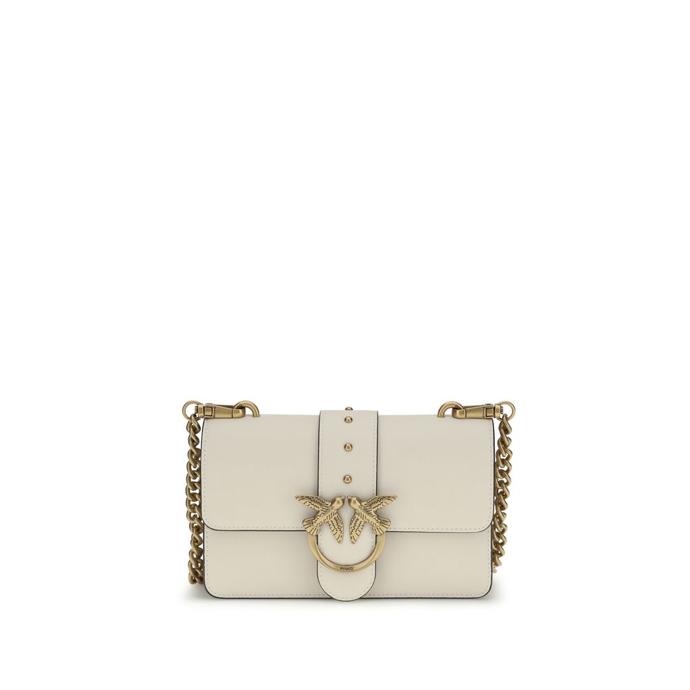 PINKO Beige Love One Small Shoulder Bag