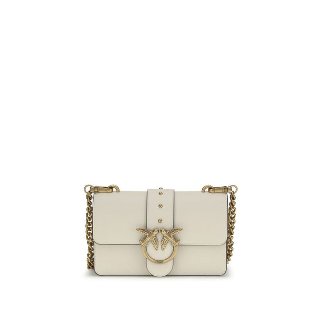 PINKO Beige Love One Small Shoulder Bag