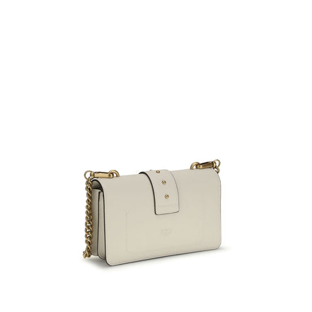PINKO Beige Love One Small Shoulder Bag