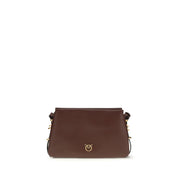 PINKO Brown One Two Three Mini Shoulder Bag