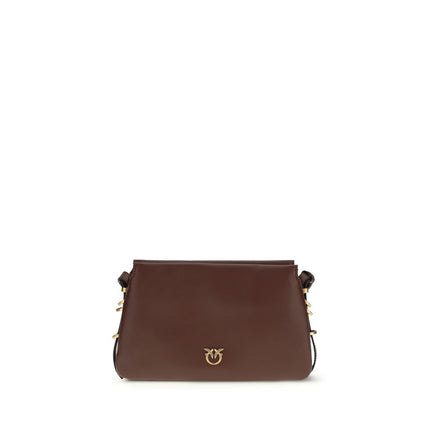 PINKO Brown One Two Three Mini Shoulder Bag