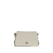 PINKO White One Two Three Mini Shoulder Bag