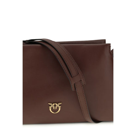 PINKO Brown One Two Three Mini Shoulder Bag