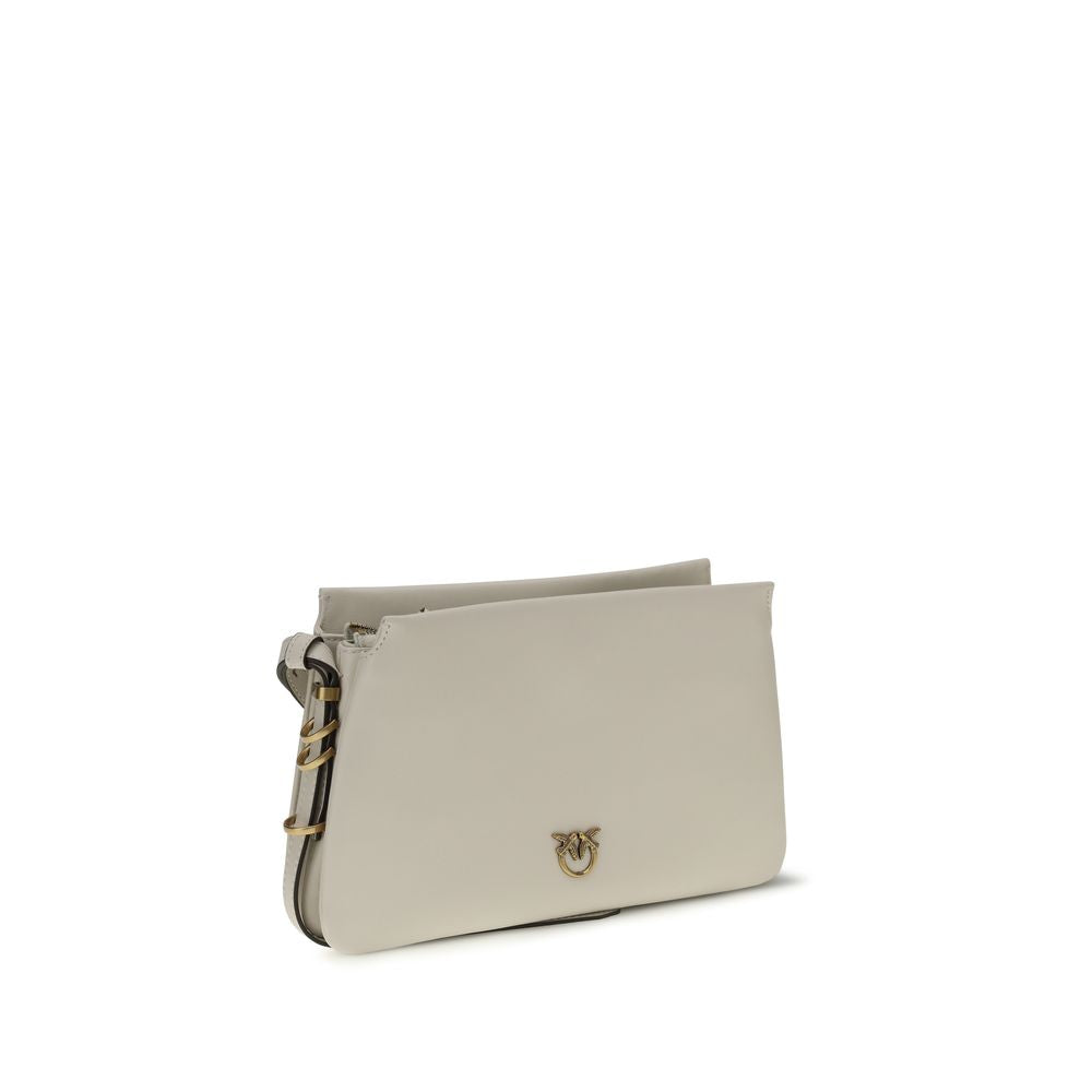 PINKO White One Two Three Mini Shoulder Bag