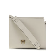 PINKO White One Two Three Mini Shoulder Bag
