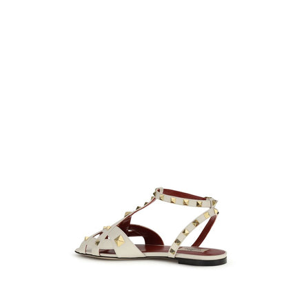 Valentino Garavani Beige Flat Sandals