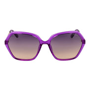 Occhiali da sole Guess in plastica viola
