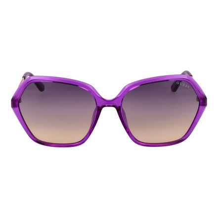 Occhiali da sole Guess in plastica viola