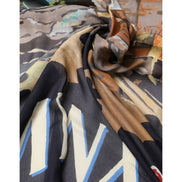 Sciarpa Uomo Dolce & Gabbana Multicolor Taormina in Modal 130cm x 130cm