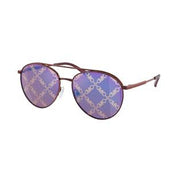 Occhiali da sole Michael Kors in metallo marrone
