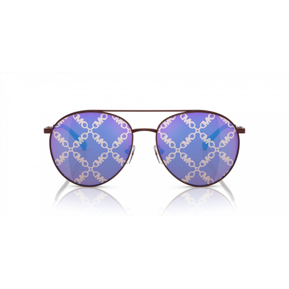 Occhiali da sole Michael Kors in metallo marrone