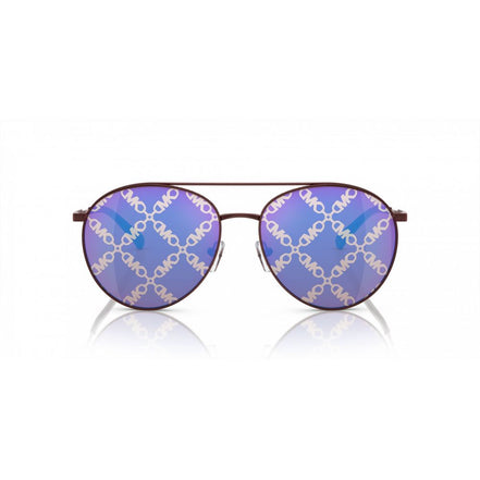 Occhiali da sole Michael Kors in metallo marrone